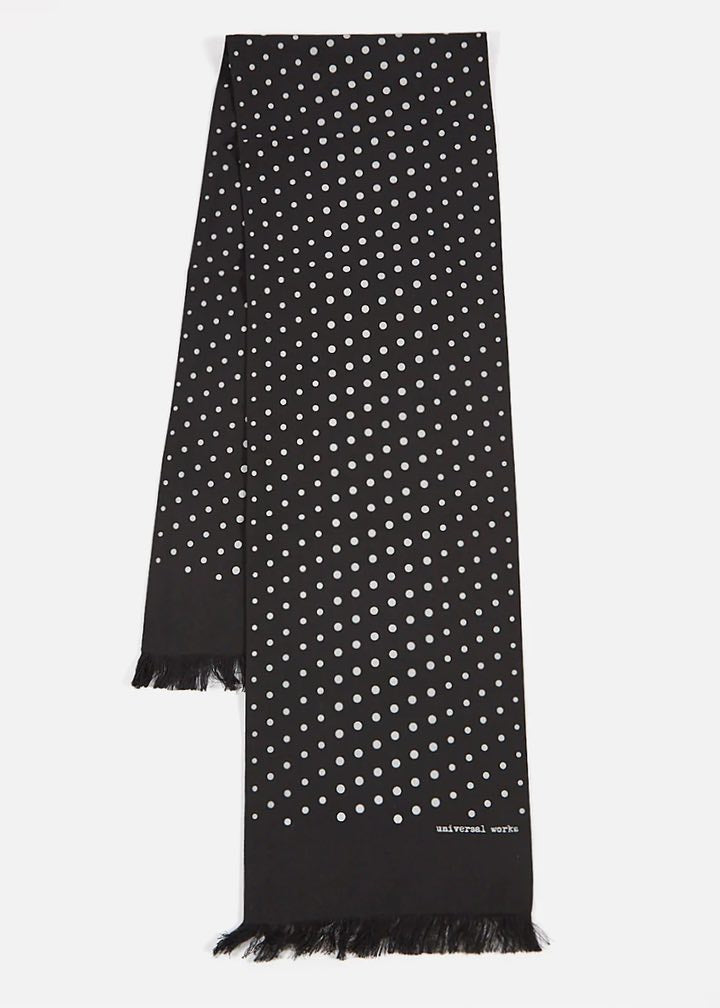 Universal Works Short Scarf Dot Print