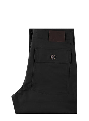 Naked & Famous Work pant black canvas