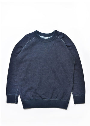 Pure Blue Japan Slub Yarn Indigo Sweatshirt