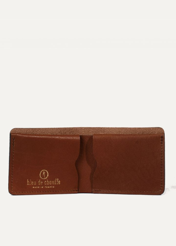 bleu de chauffe peze brown wallet